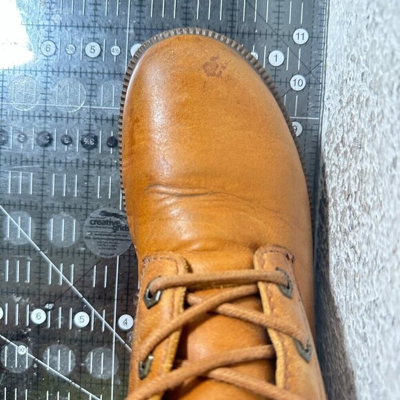 Kodiak Men Size 8 722187CAR Brown Tan Leather Plain Toe Lace Up Ankle Boot - Picture 11 of 11